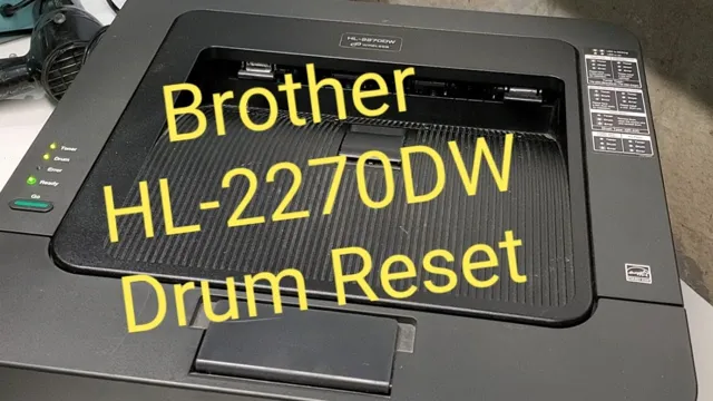 brother printer drum light on