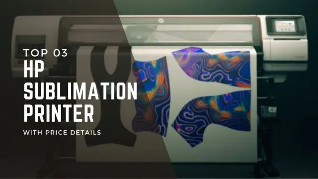 can you use an hp printer for sublimation