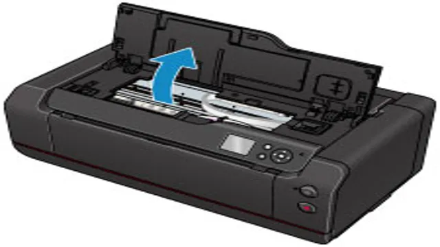 how to open top cover of hp printer
