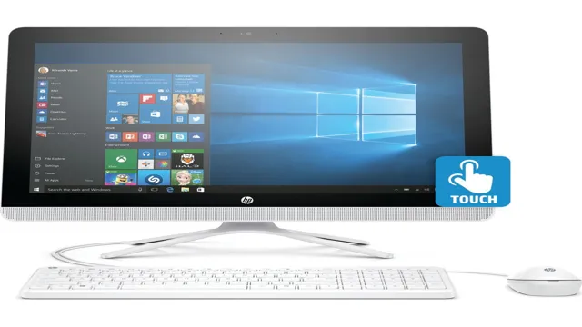 hp 22 all in one pc touch screen