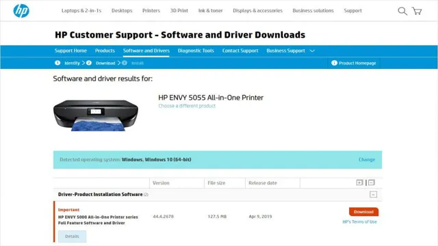 hp envy 5055 printer driver