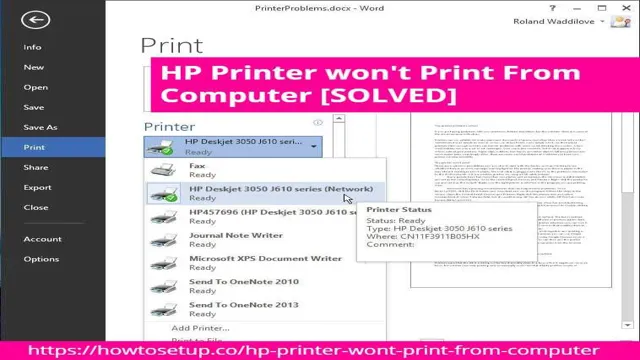 hp printer not turning on
