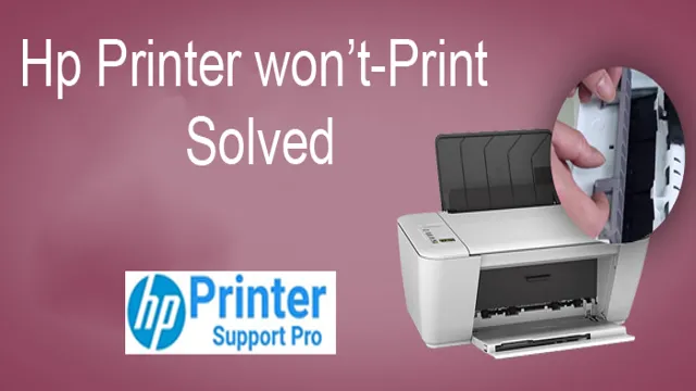 hp printer won't power on