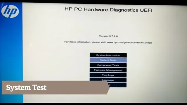 laptop hp pc hardware diagnostics uefi