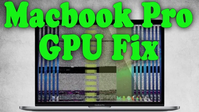 macbook pro 2011 graphics card fix