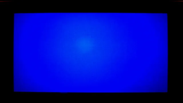 projector blue screen