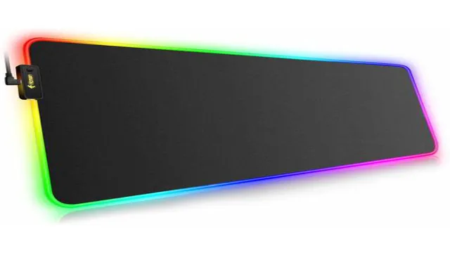 rgb soft gaming mouse pad