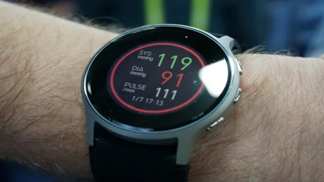 smart watch to measure blood pressure